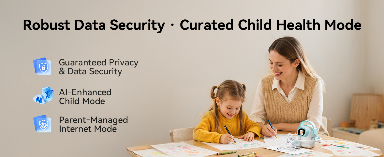 Parent and kid, drawing together