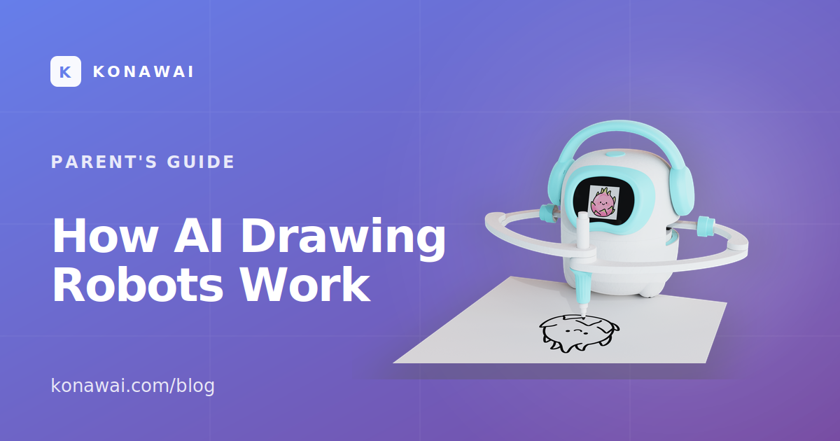 iBeed AI Drawing Robot drawing on paper